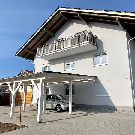 Ferienwohnung Am Bayrischen Meer Übersee Exteriör bild