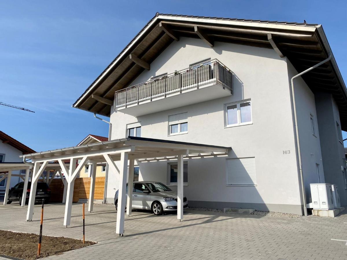 Ferienwohnung Am Bayrischen Meer Übersee Exteriör bild