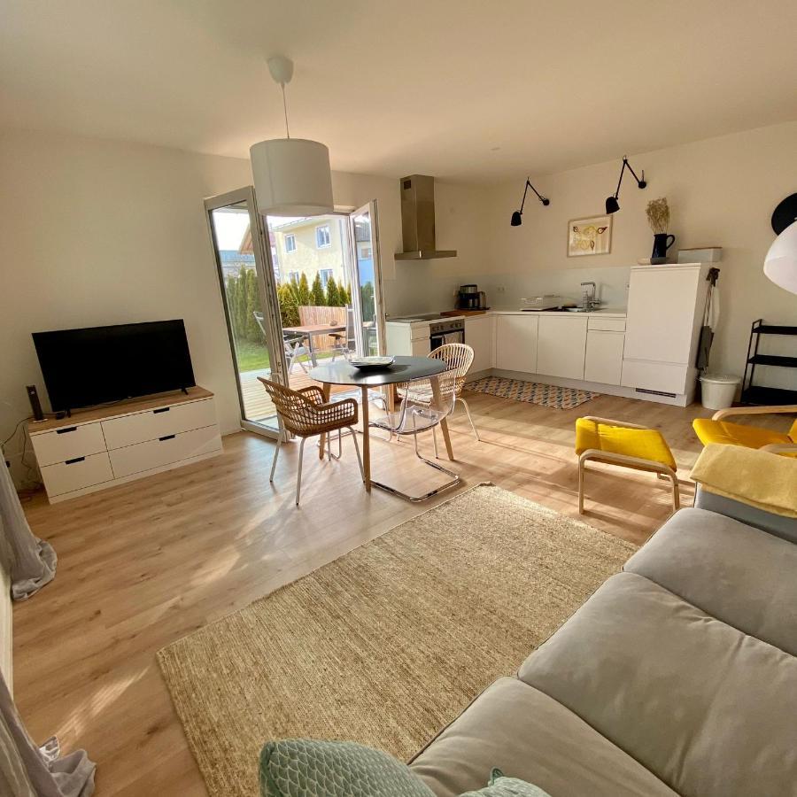 Ferienwohnung Am Bayrischen Meer Übersee Exteriör bild